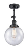 Semi-Flush Mts. Directional by Innovations ( 405 | 201F-BK-G204-8-LED Franklin Restoration ) 