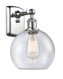 Sconces Single Glass by Innovations ( 405 | 516-1W-PC-G124-8-LED Ballston ) 