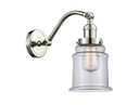 Sconces Single Glass by Innovations ( 405 | 515-1W-PN-G182-LED Franklin Restoration ) 