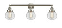 Bathroom Fixtures Three Lights by Innovations ( 405 | 205-SN-G202-6-LED Franklin Restoration ) 