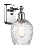 Sconces Single Glass by Innovations ( 405 | 516-1W-PC-G292 Ballston ) 