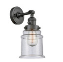 Sconces Single Glass by Innovations ( 405 | 203SW-OB-G184-LED Franklin Restoration ) 