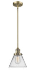 Mini Pendants Glass Down by Innovations ( 405 | 201S-BB-G42-LED Franklin Restoration ) 