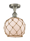 Semi-Flush Mts. Directional by Innovations ( 405 | 516-1C-SN-G121-8RB-LED Ballston ) 