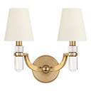 Sconces Double Candle by Hudson Valley ( 70 | 982-AGB-WS Dayton ) 
