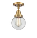 Flush Mounts Glass Down by Innovations ( 405 | 447-1C-BB-G202-6-LED Caden ) 