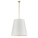 Pendants Fabric Shade by Alora ( 452 | PD311030VBWG Calor ) 