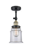 Sconces Single Glass by Innovations ( 405 | 203-BAB-G182-LED Franklin Restoration ) 