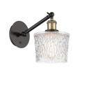 Sconces Single Glass by Innovations ( 405 | 317-1W-BAB-G402-LED Ballston ) 