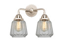 Bathroom Fixtures Two Lights by Innovations ( 405 | 288-2W-PN-G142 Nouveau 2 ) 