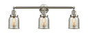 Bathroom Fixtures Three Lights by Innovations ( 405 | 205-SN-G58-LED Franklin Restoration ) 