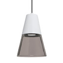 Mini Pendants Glass Down by Besa ( 74 | 1XT-TIMO6WS-LED-BK Besa Timo 6 Pendant ) 