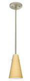Mini Pendants Glass Down by Besa ( 74 | 1TT-4124VM-LED-SN Cierro ) 