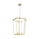 Foyer/Hall Lanterns Glass w/Frame by Alora ( 452 | PD317129NB Delphine ) 