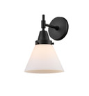 Sconces Single Glass by Innovations ( 405 | 447-1W-BK-G41-LED Caden ) 
