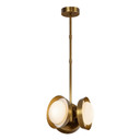 Mini Chandeliers Glass Shade by Alora ( 452 | PD320313VB Alonso ) 