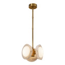 Mini Chandeliers Glass Shade by Alora ( 452 | PD320313VBAR Alonso ) 
