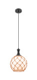 Mini Pendants Glass Down by Innovations ( 405 | 415-1P-BK-G121-10RB Ballston ) 