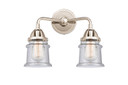 Bathroom Fixtures Two Lights by Innovations ( 405 | 288-2W-PN-G184S Nouveau 2 ) 
