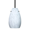 Mini Pendants Glass Down by Besa ( 74 | 1TT-412619-BK Besa Pera 9 Stem Pendant ) 