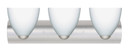 Bathroom Fixtures Three Lights by Besa ( 74 | 3WZ-757207-LED-SN Sasha ) 