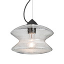 Mini Pendants Glass Down by Besa ( 74 | 1KX-ZENCL-BK Besa Zen Cable Pendant ) 