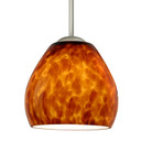Mini Pendants Glass Down by Besa ( 74 | B-412218-MED-SN Besa Bolla Pendant ) 