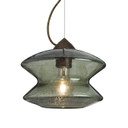 Mini Pendants Glass Down by Besa ( 74 | 1KX-ZENMS-BR Besa Zen Cable Pendant ) 