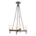Mid. Chandeliers Glass Up by Alora ( 452 | PD338422UBAR Lucian ) 