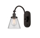 Sconces Single Glass by Innovations ( 405 | 918-1W-OB-G62-LED Franklin Restoration ) 