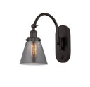 Sconces Single Glass by Innovations ( 405 | 918-1W-OB-G63-LED Franklin Restoration ) 