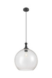 Pendants Glass Down by Innovations ( 405 | 415-1P-BK-G124-12 Ballston ) 