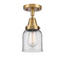 Semi-Flush Mts. Glass Down by Innovations ( 405 | 447-1C-BB-G52-LED Caden ) 