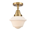 Semi-Flush Mts. Glass Down by Innovations ( 405 | 447-1C-BB-G531 Caden ) 