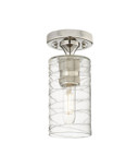 Semi-Flush Mts. Glass Down by Innovations ( 405 | 434-1F-PN-G434-7DE Downtown Urban ) 