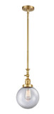 Mini Pendants Glass Down by Innovations ( 405 | 206-SG-G202-8-LED Franklin Restoration ) 