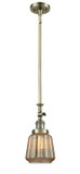 Mini Pendants Glass Down by Innovations ( 405 | 206-AB-G146-LED Franklin Restoration ) 