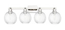Bathroom Fixtures Four Lights by Innovations ( 405 | 716-4W-PN-G458-7CL Arcadia ) 