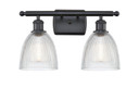 Bathroom Fixtures Two Lights by Innovations ( 405 | 516-2W-BK-G382-LED Ballston ) 