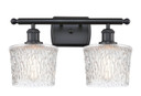 Bathroom Fixtures Two Lights by Innovations ( 405 | 516-2W-BK-G402 Ballston ) 