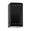 Exterior Wall Mt./Flush by Justice Designs ( 102 | CER-0925W-CRB-LED1-1000 Ambiance ) 