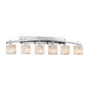 Bathroom Fixtures Five+Lights by Justice Designs ( 102 | ALR-8596-30-CROM Alabaster Rocks ) 