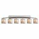 Bathroom Fixtures Five+Lights by Justice Designs ( 102 | ALR-8596-30-NCKL Alabaster Rocks ) 