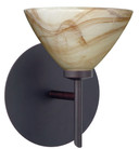 Sconces Single Glass by Besa ( 74 | 1SW-174383-BR Domi ) 
