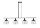 Linear/Island 4 Light + by Innovations ( 405 | 916-4I-BK-G74-LED Ballston Urban ) 