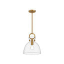 Mini Pendants Glass Down by Alora ( 452 | PD411811AGCL Waldo ) 