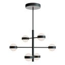 Mid. Chandeliers Glass Up by AFX Lighting ( 162 | VRNP3X6LAJUDBK Verona ) 