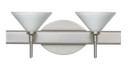 Bathroom Fixtures Two Lights by Besa ( 74 | 2SW-117607-SN Kona ) 