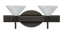 Bathroom Fixtures Two Lights by Besa ( 74 | 2SW-117652-BR Kona ) 