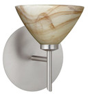 Sconces Single Glass by Besa ( 74 | 1SW-174383-SN Domi ) 